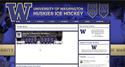 Desktop Screenshot of huskyicehockey.com